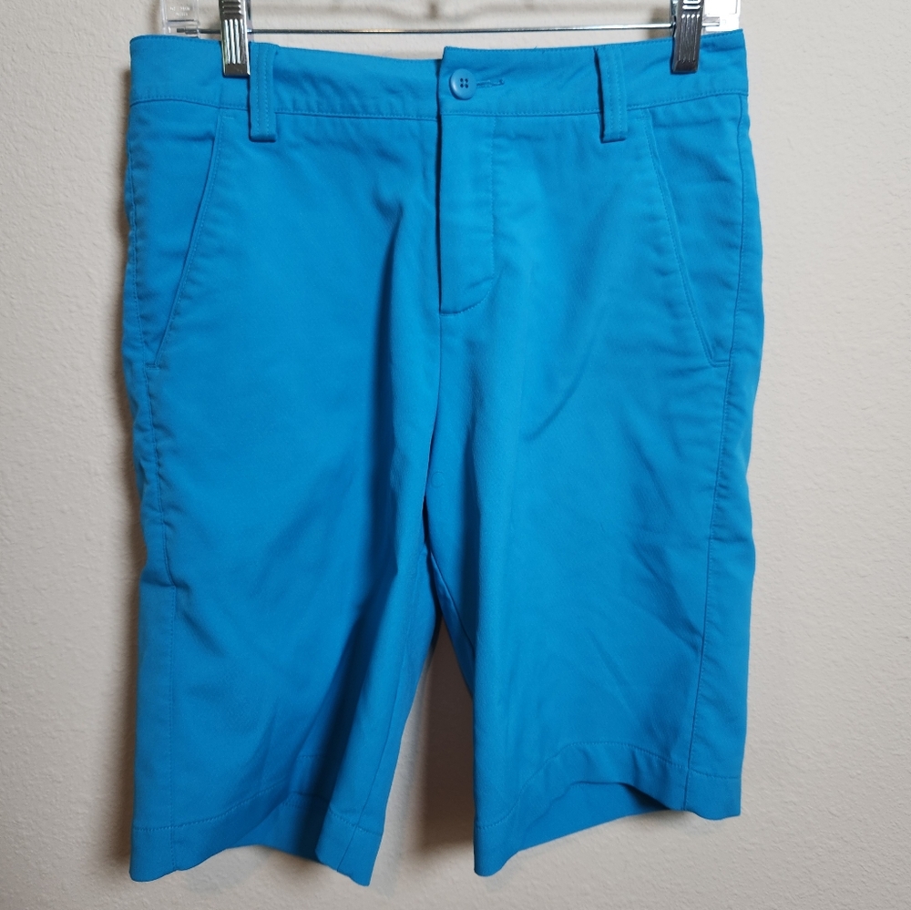Puma Golf Tech Short UPF 50+ UV Rating Style 568251 Blue Size 28x10 Flat‎ Front